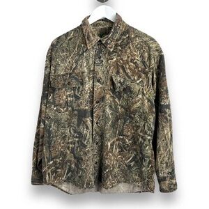 True Timber Camo Shirt‎ Mens Medium Camouflage Long Sleeve Button Hunting Size M